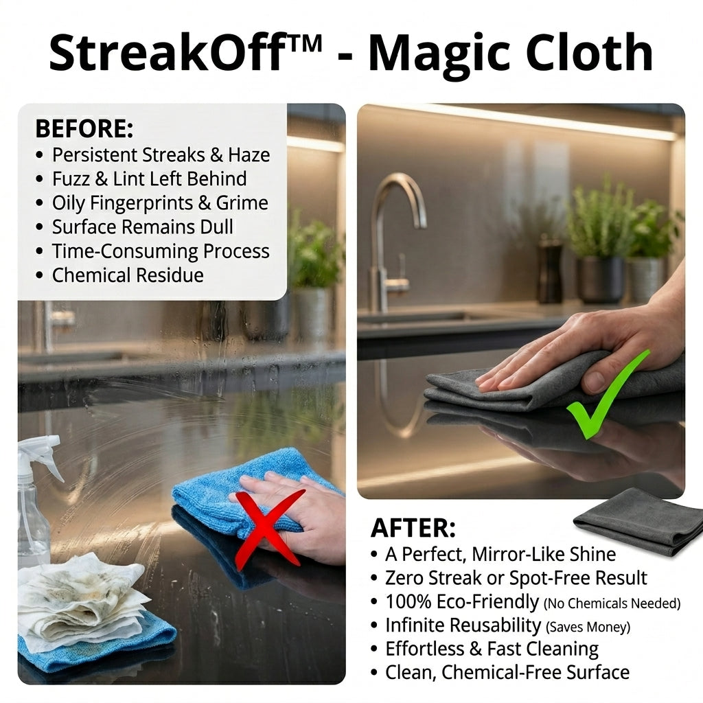 5 + 5 GRATIS VANDAAG | StreakOff™ - Magische Doek