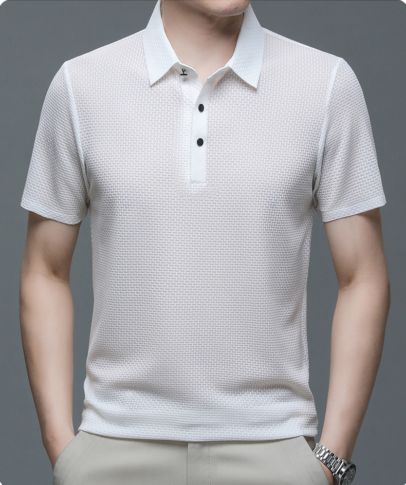 Orion™ | Luxe Ice Silk Polo voor Mannen