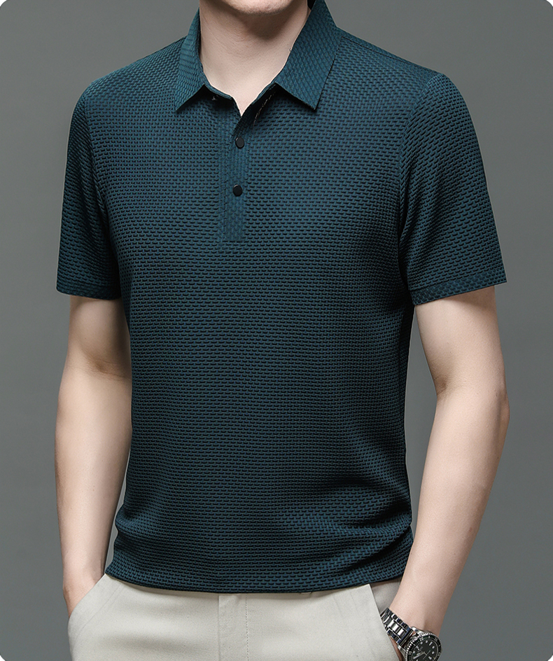 Orion™ | Luxe Ice Silk Polo voor Mannen