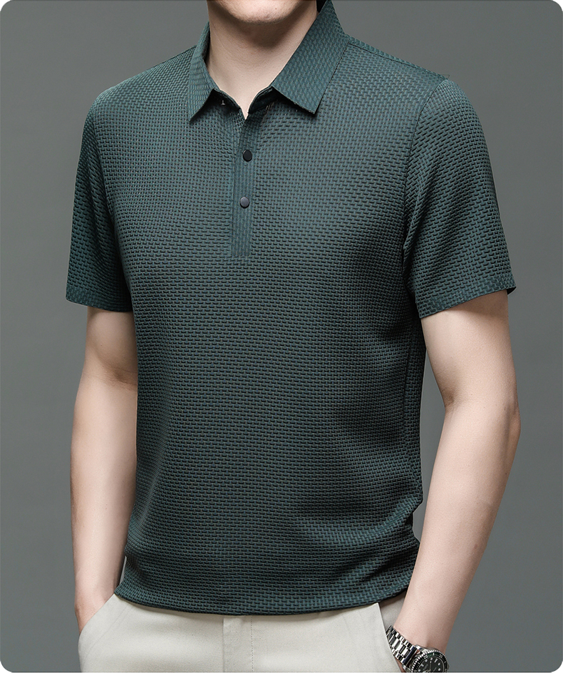 Orion™ | Luxe Ice Silk Polo voor Mannen