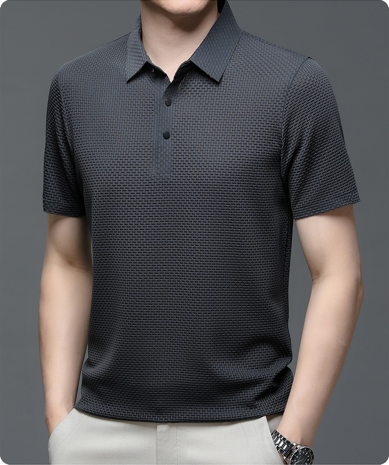 Orion™ | Luxe Ice Silk Polo voor Mannen