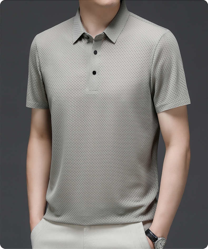 Orion™ | Luxe Ice Silk Polo voor Mannen