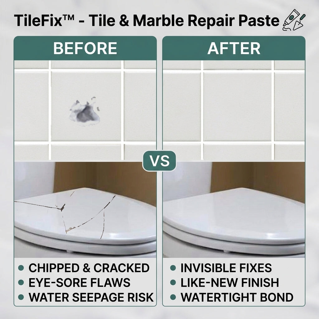 2+1 GRATIS VANDAAG | TileFix™ - Tegel- & Marmerreparatiepasta