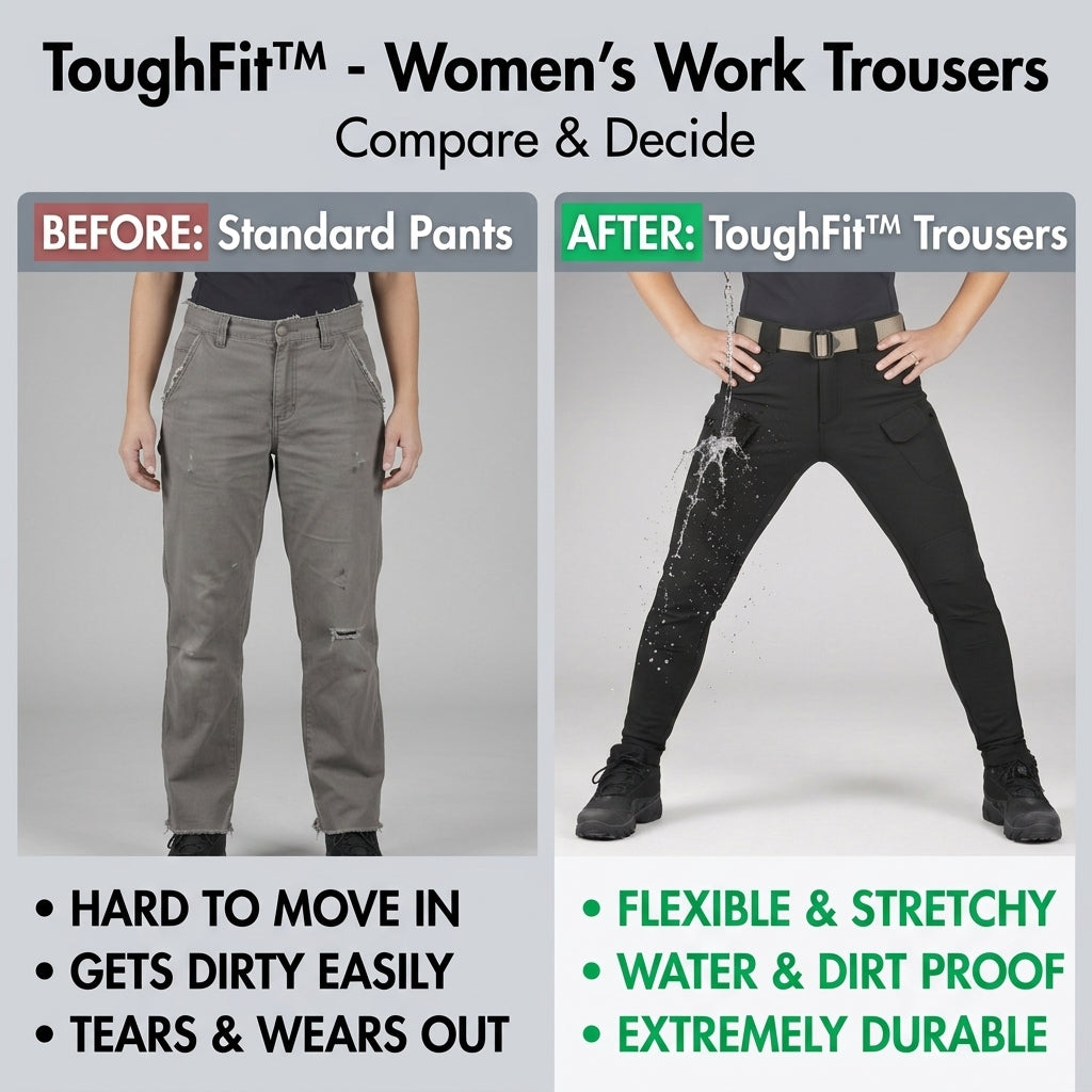 TIJDELIJK 50% KORTING | ToughFit™ - Dames Werkbroek