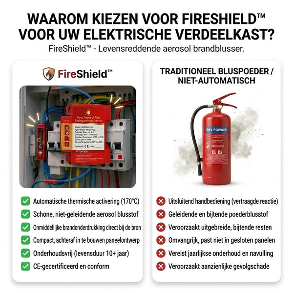 TIJDELIJK 50% KORTING  FireShield™ - Levensreddende aerosolbrandblusser