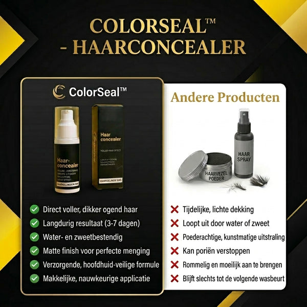 1 + 1 GRATIS VANDAAG  ColorSeal™ - Haarconcealer 50 ml – waterbestendig, 3–7 dagen houdbaarheid