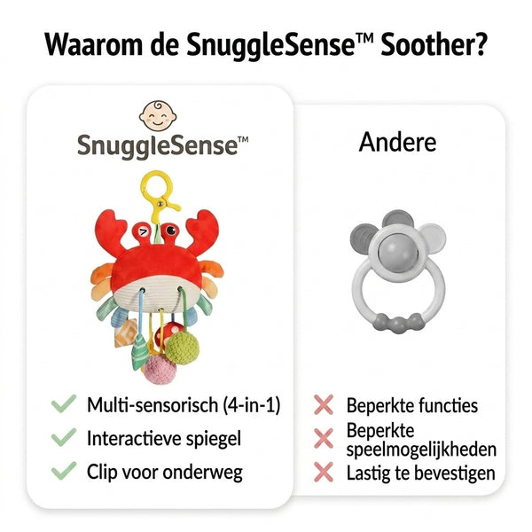 1 + 1 GRATIS VANDAAG  SnuggleSense™ - Zintuiglijke Kalmeerder