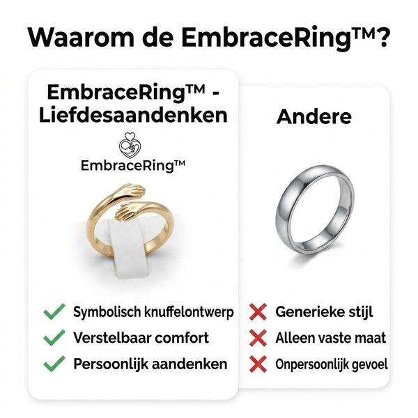 TIJDELIJK 50% KORTING  EmbraceRing™ - Liefdesherinnering
