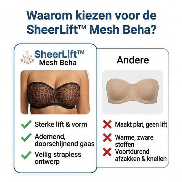 TIJDELIJK 50% KORTING  SheerLift™ - Mesh bh