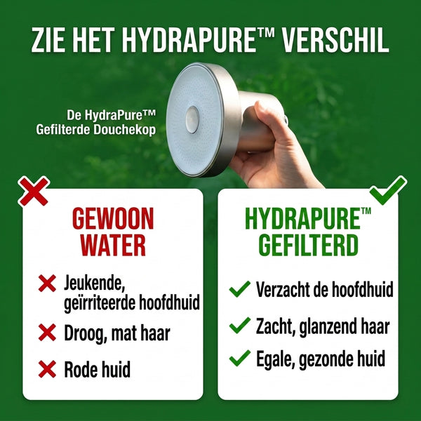 TIJDELIJK 50% KORTING  HydraPure - Gefilterde douchekop