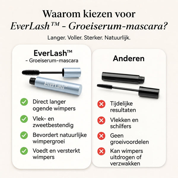 1 + 1 GRATIS VANDAAG  EverLash™ - Mascara met Wimperserum