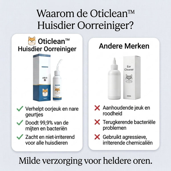 3 + 2 GRATIS VANDAAG  Oticlean™ - Oorreiniger voor huisdieren