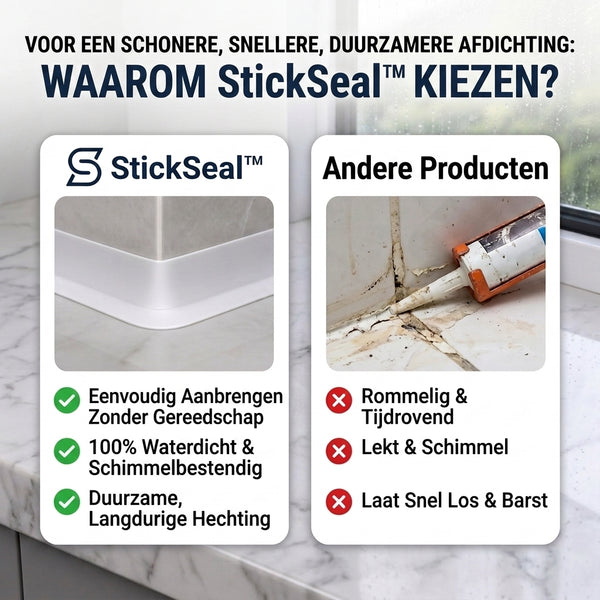1 + 1 GRATIS VANDAAG  StickSeal™ - Afdichtingsstrip