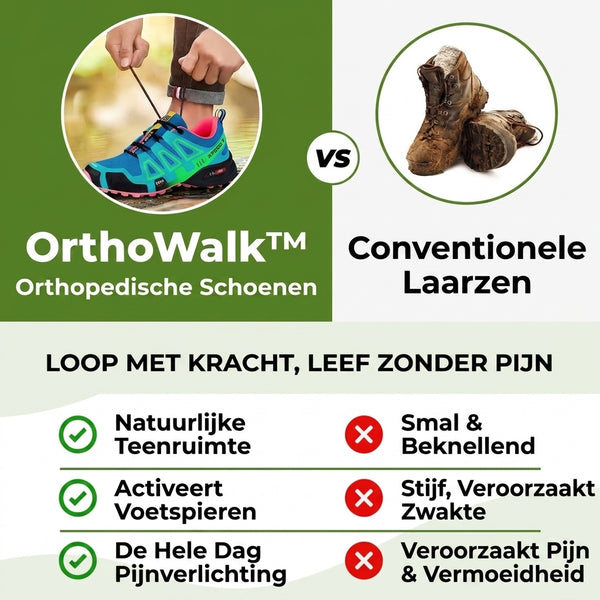 TIJDELIJK 50% KORTING  OrthoWalk™ - Orthopedische Schoenen