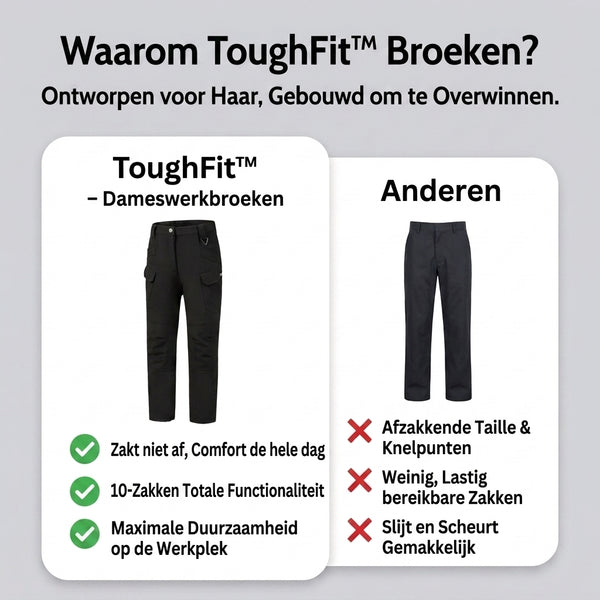 TIJDELIJK 50% KORTING  ToughFit™ - Dames Werkbroek