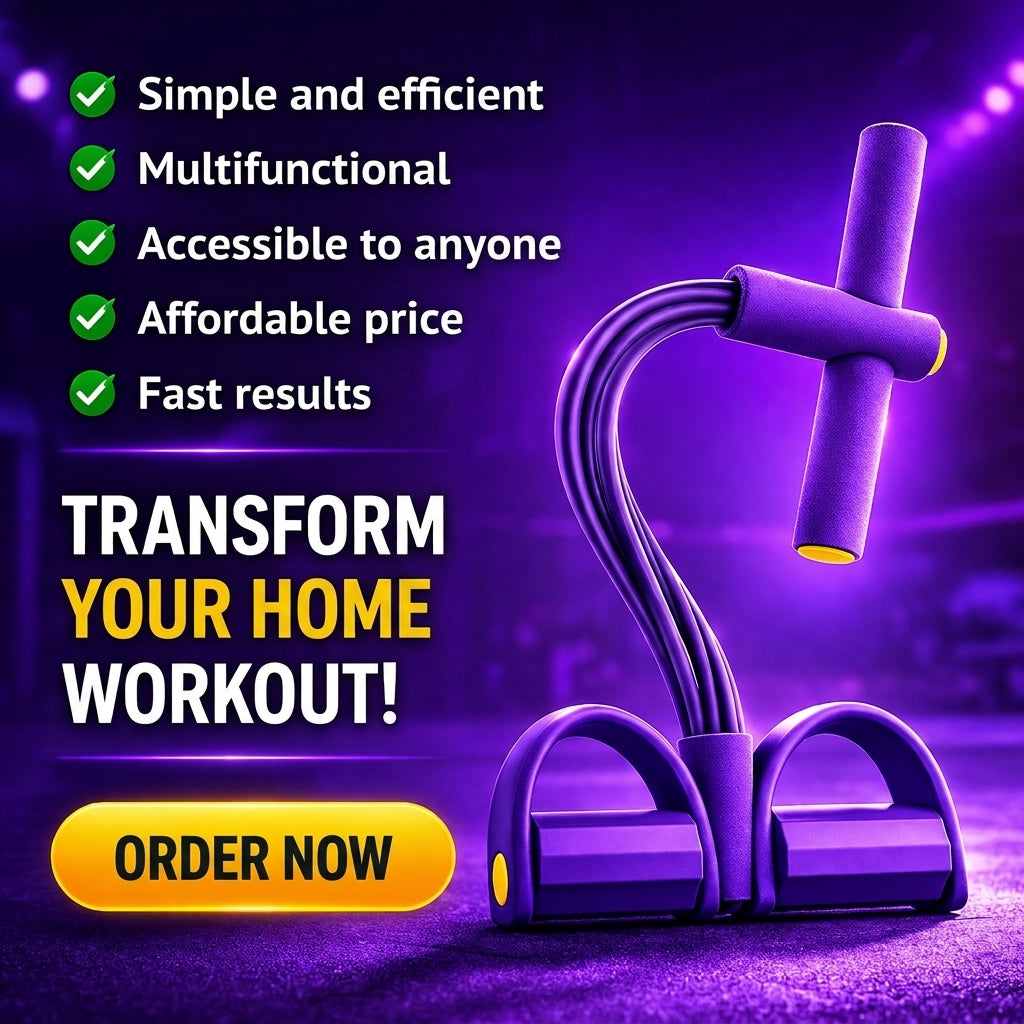 1 + 1 GRATIS VANDAAG | FitForce™ - Pedaal Weerstandsband