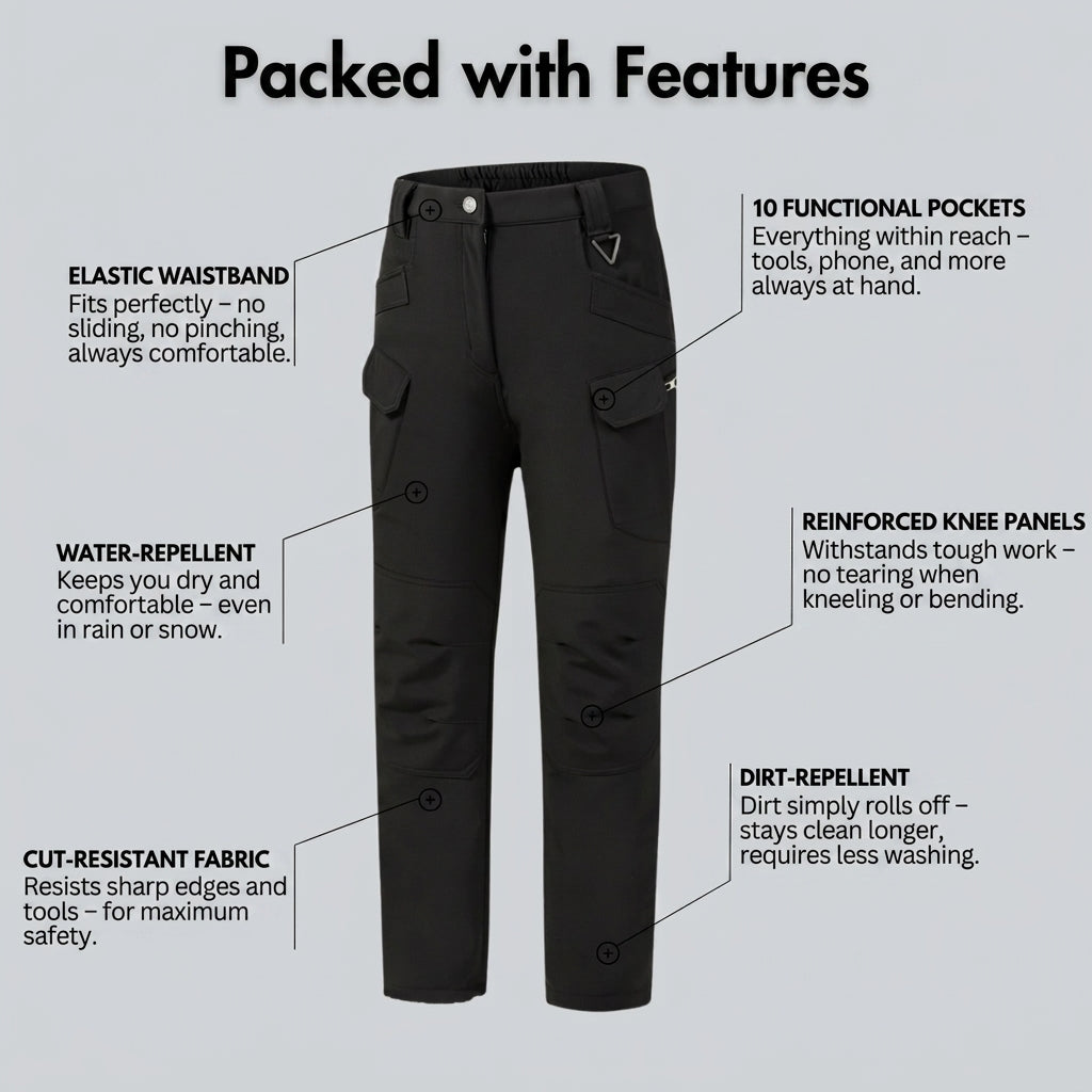 TIJDELIJK 50% KORTING | ToughFit™ - Dames Werkbroek