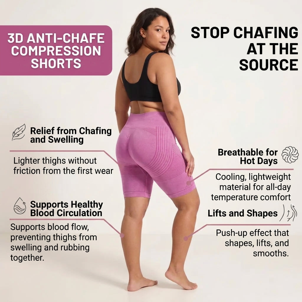 1 + 1 GRATIS VANDAAG | ShieldFit™ - 3D Anti-Schuur Shorts