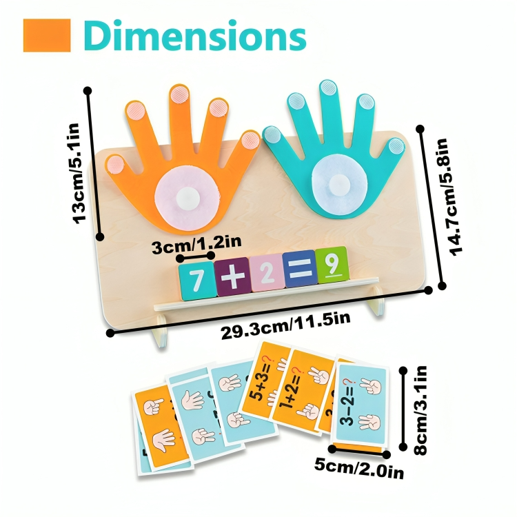 MathPals™ | Montessori vinger telbord