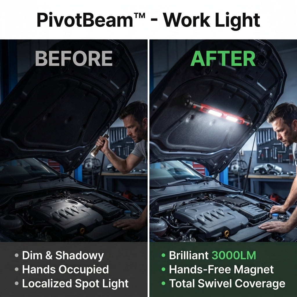 TIJDELIJK 50% KORTING | PivotBeam™ - Werklamp