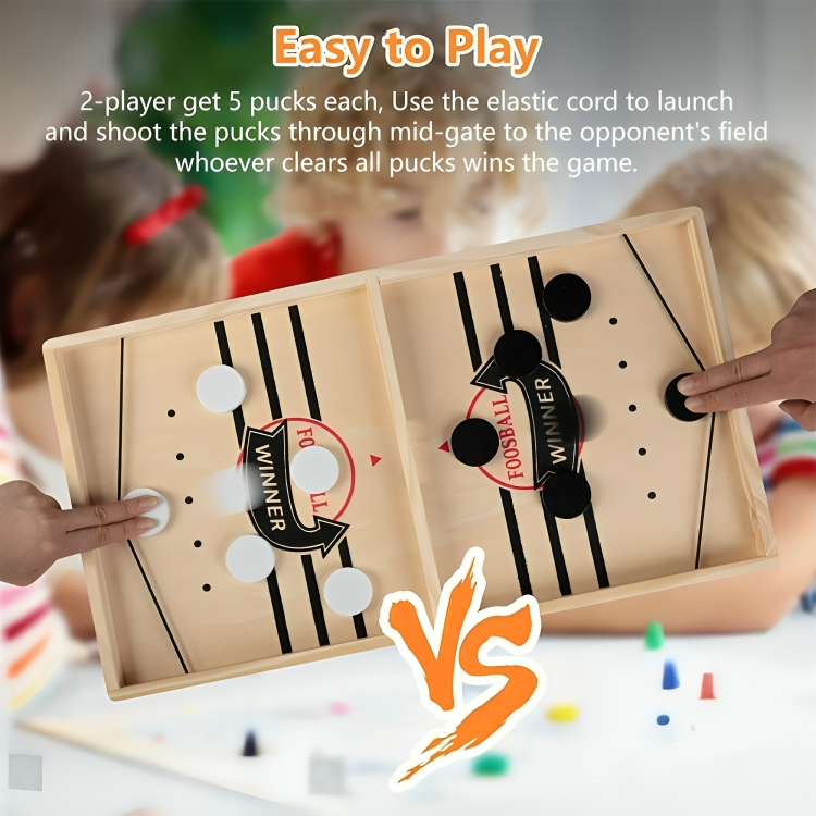 SkillShot™ | Houten Puck Sling Behendigheidsspel