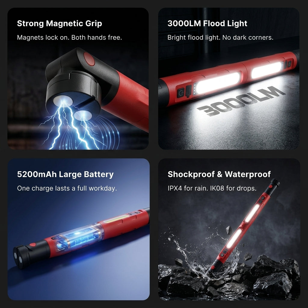 TIJDELIJK 50% KORTING | PivotBeam™ - Werklamp