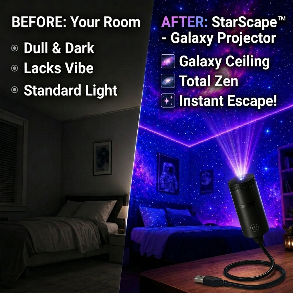 TIJDELIJK 50% KORTING | StarScape™ - Galaxy Projector