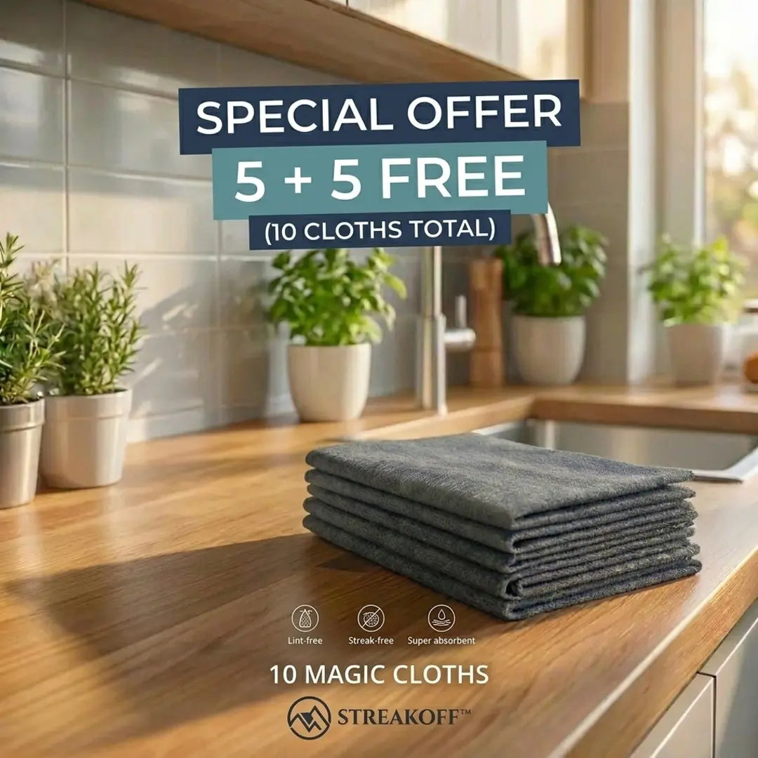 5 + 5 GRATIS VANDAAG | StreakOff™ - Magische Doek