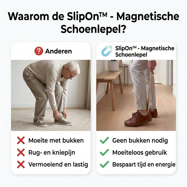 TIJDELIJK 50% KORTING  SlipOn™ - Magnetische schoenlepel