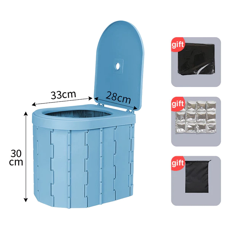 QuickPotty™ | Draagbaar opvouwbaar buitentoilet