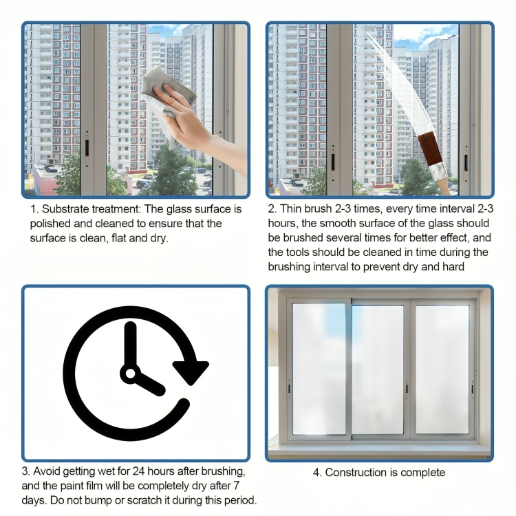 BlurCoat™ | Sneldrogende glas frost verf