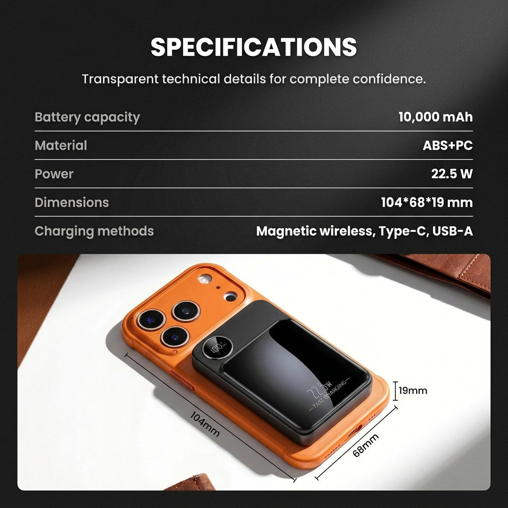 TIJDELIJK 50% KORTING | SnapCharge™ - Magnetische Powerbank