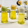 TIJDELIJK 50% KORTING | Splash&Drizzle™ | 2 in 1 Oliespuitfles En Glazen Dispenser