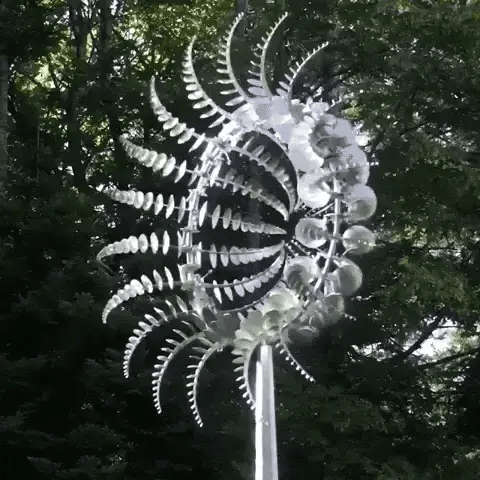 TIJDELIJK 50% KORTING  BreezeVane™ - Metalen tuinmolen