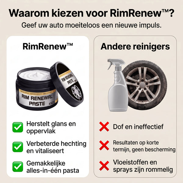 1 + 2 GRATIS VANDAAG  RimRenew™ - Herstelpasta