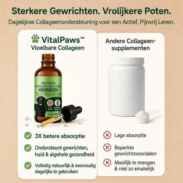 1 + 1 GRATIS VANDAAG  VitalPaws™ - Vloeibaar collageen