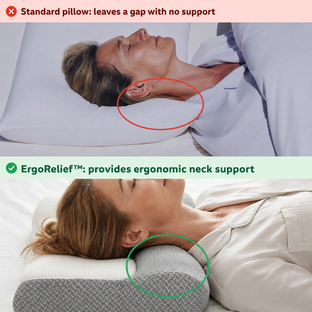1 + 1 GRATIS VANDAAG | ErgoRelief™ - Orthopedisch Kussen