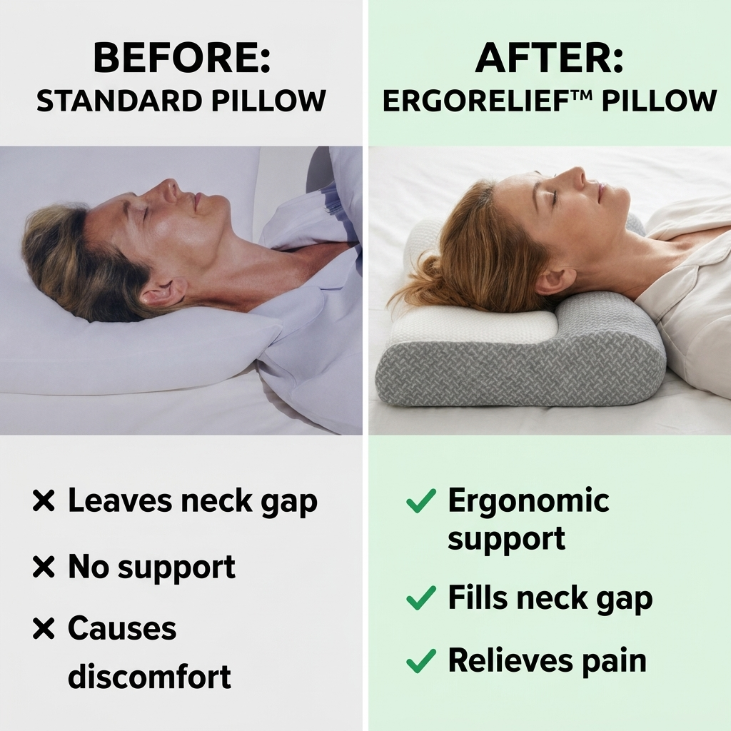 1 + 1 GRATIS VANDAAG | ErgoRelief™ - Orthopedisch Kussen