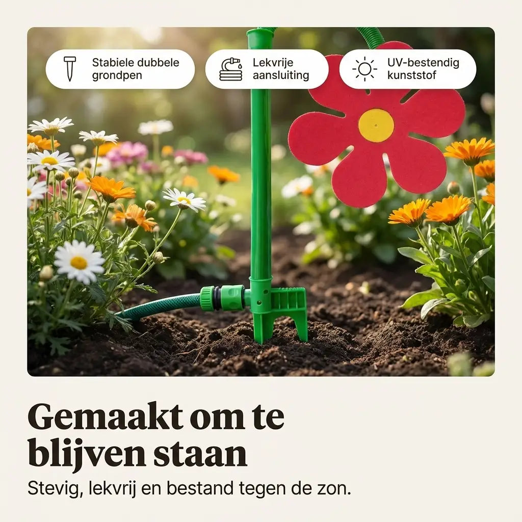 Stevige BloomSprinkler met dubbele grondpen