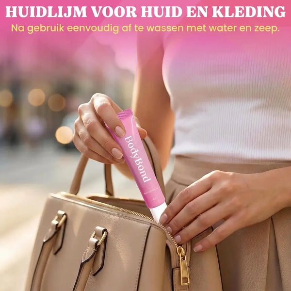 Huidlijm voor huid en kleding, eenvoudig af te wassen