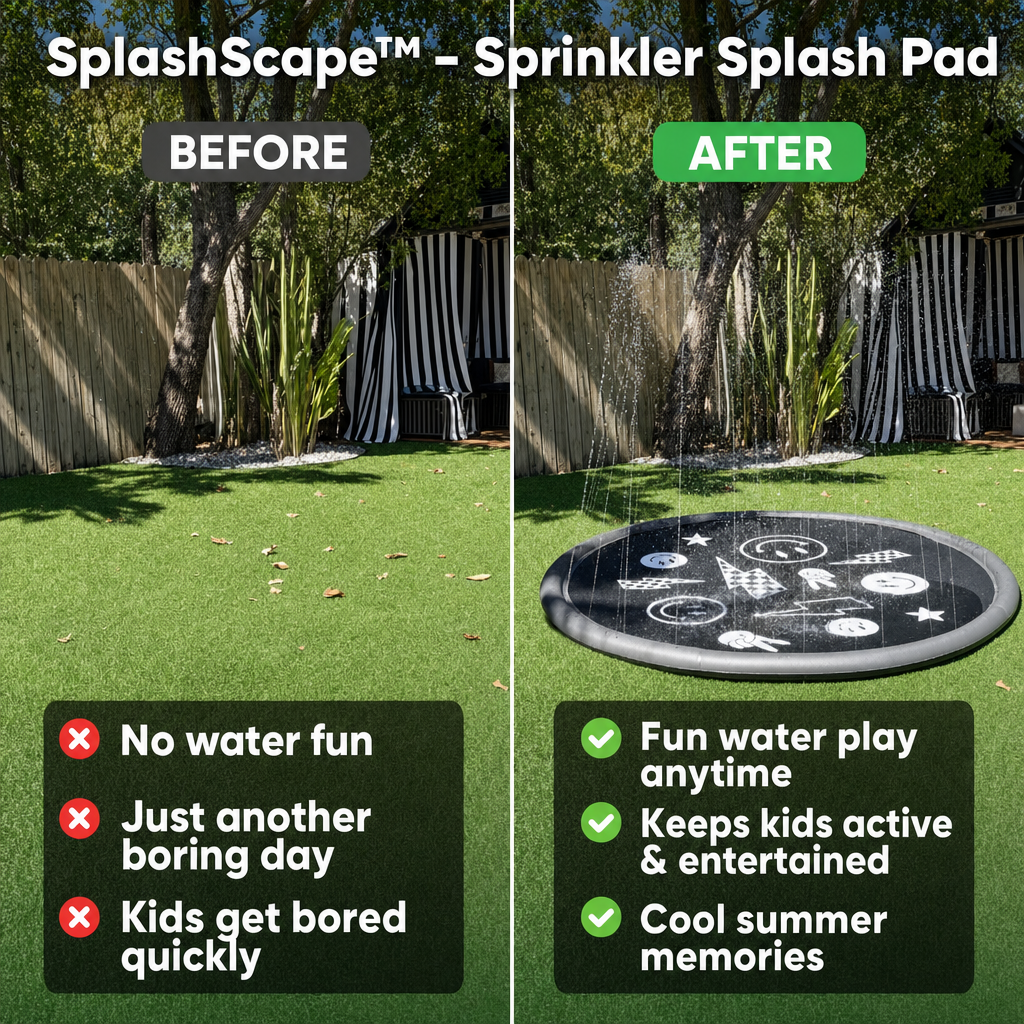 TIJDELIJK 50% KORTING | SplashScape™ - Sproeispeelmat