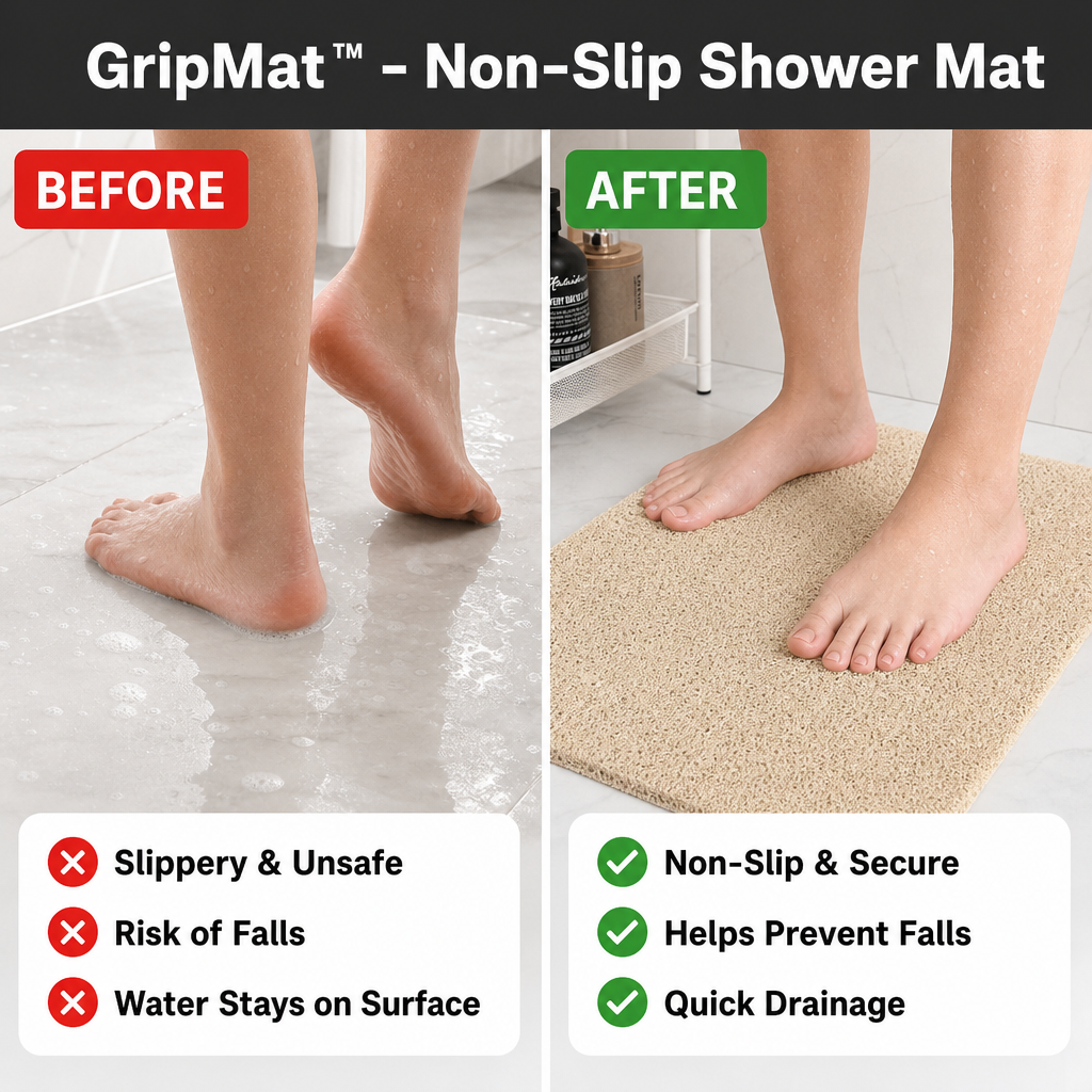 TIJDELIJK 50% KORTING | GripMat™ - Antislip Douchemat