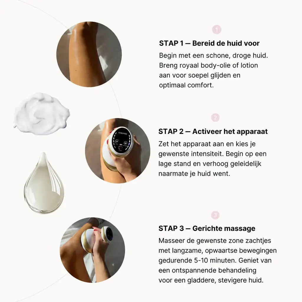 GlowSculpt gebruiksstappen