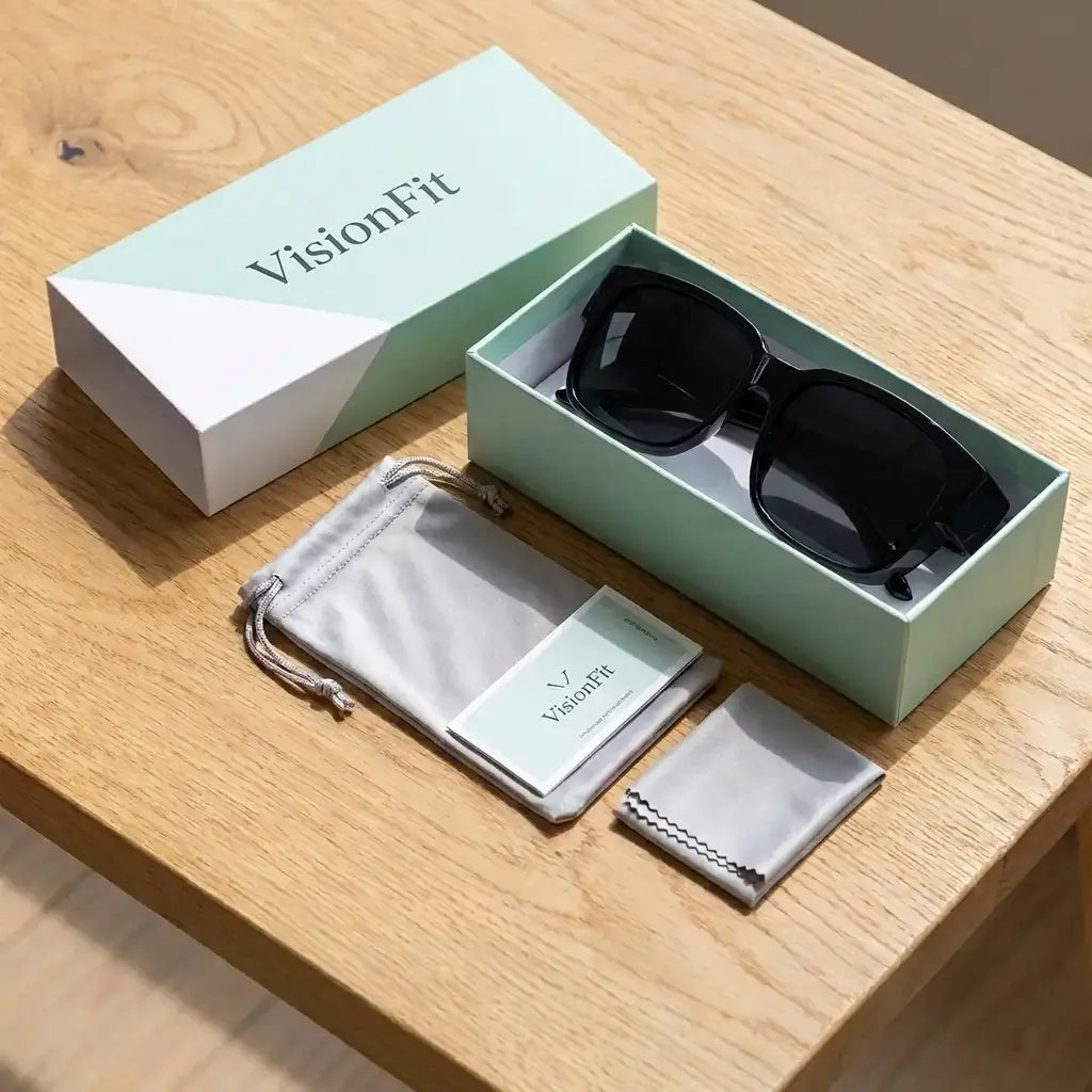 VisionFit met opbergetui en reinigingsdoekje