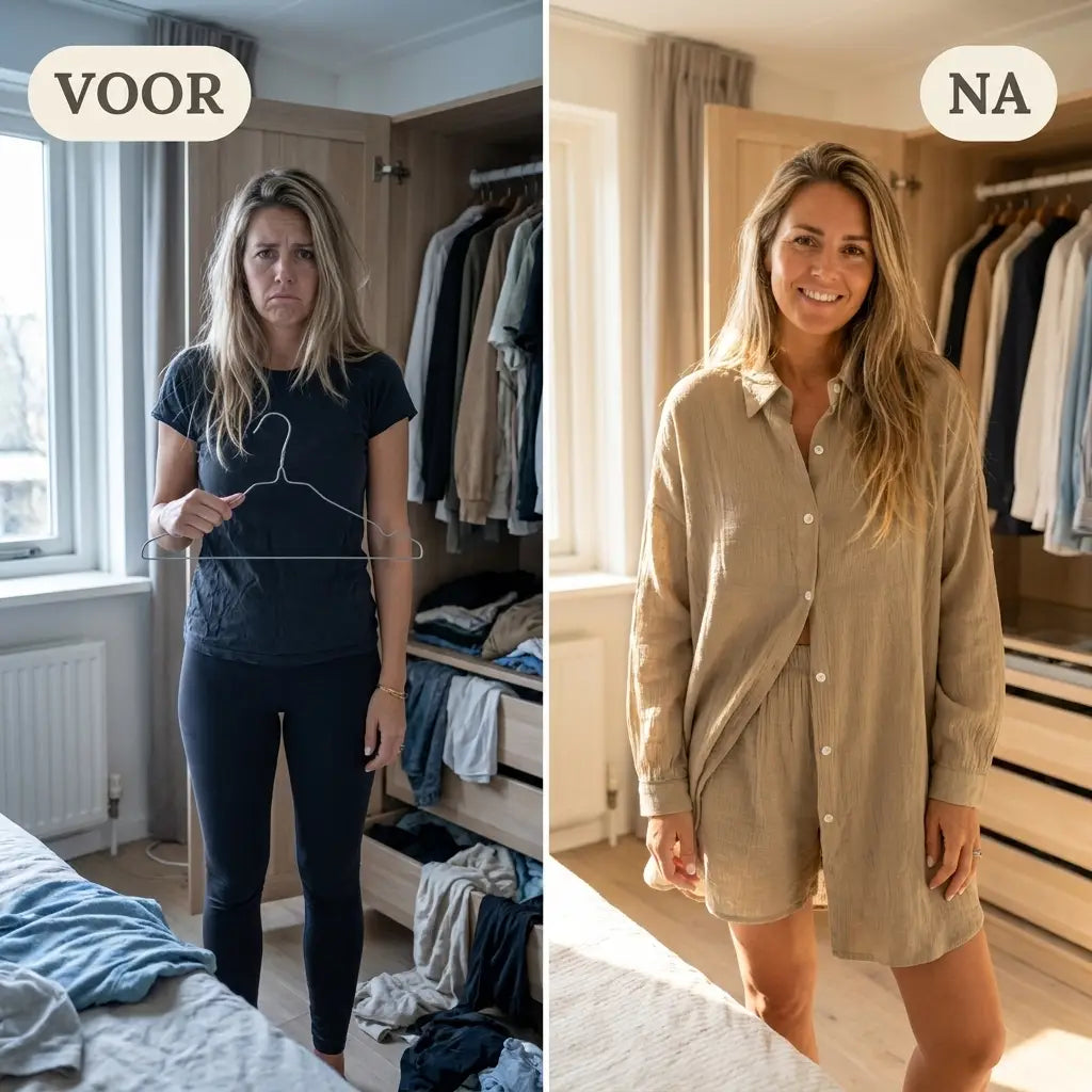 Voor en na met de Amelia set in de slaapkamer