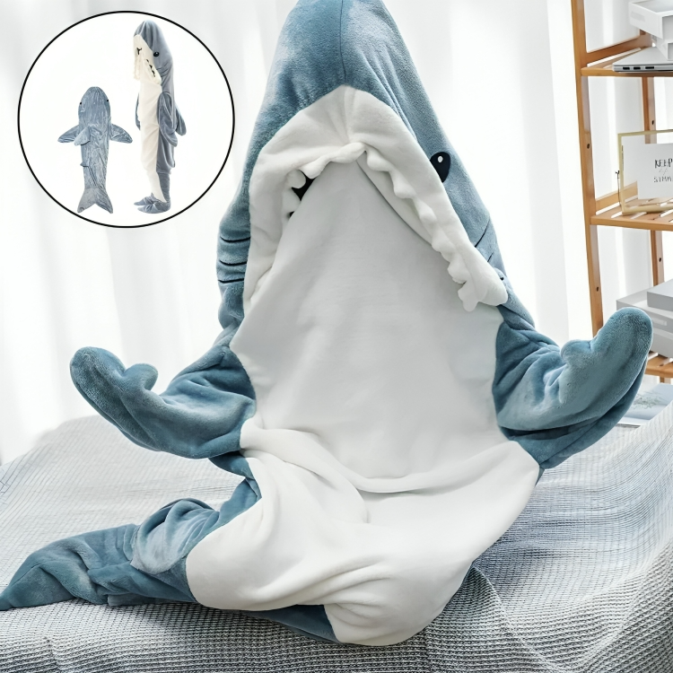 CozyFin™ | Sharkie knusse draagbare deken