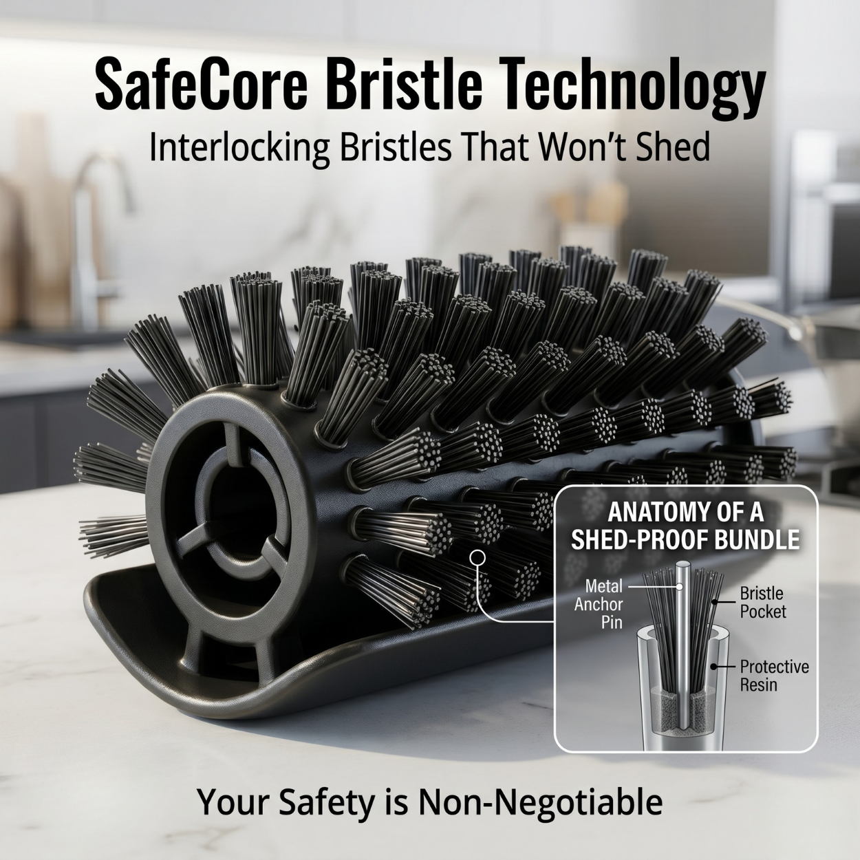 TIJDELIJK 50% KORTING | GrillSwift™ - Veilige Schrob