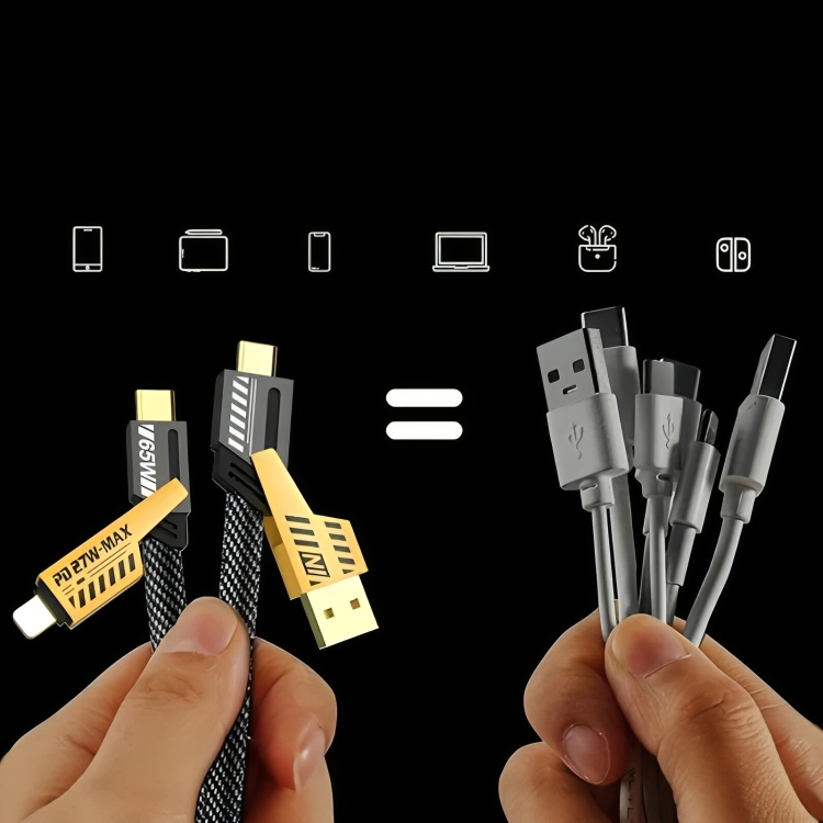 FusionCord™ | 4-in-1 snellaadkabel 65W