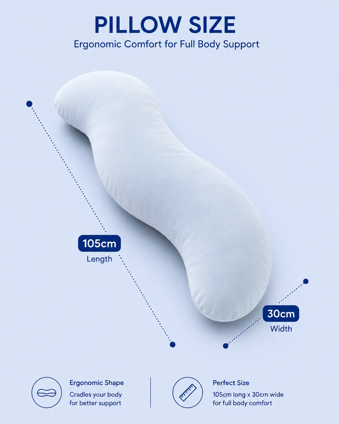 TIJDELIJK 50% KORTING | Snoozy™ - Lichaamsondersteunend kussen