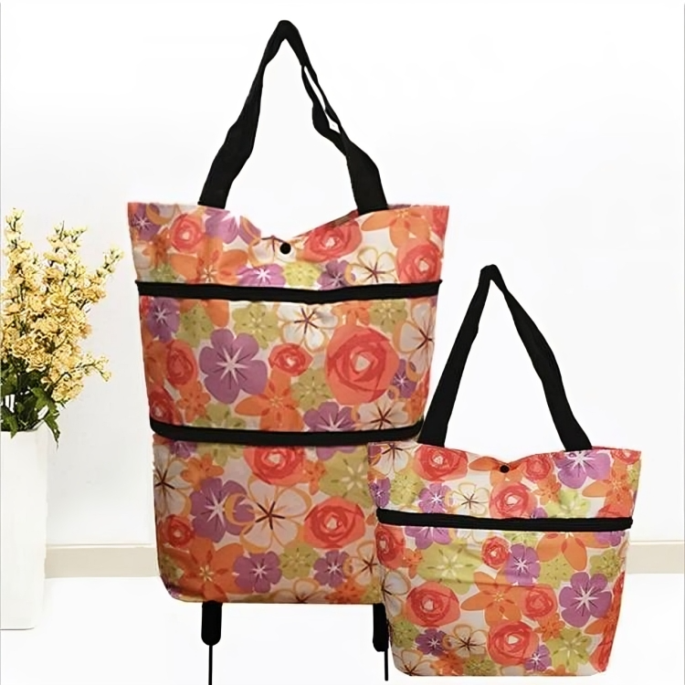 TIJDELIJK 50% KORTING | TrolleyTote™ | Gemakkelijk boodschappen doen!